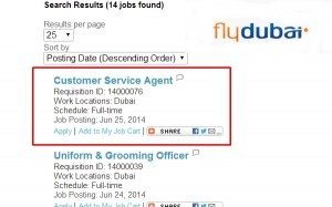flydubai call center hiring