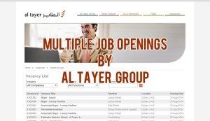 al tayer job openings