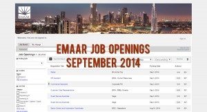 emaar jobs 2014