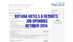 rotana hotels careers uae 2014