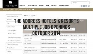 the address careers 2014