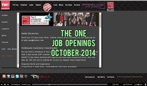 the one job careers 2014