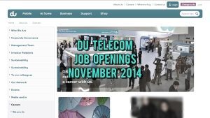 du telecom jobs november 2014