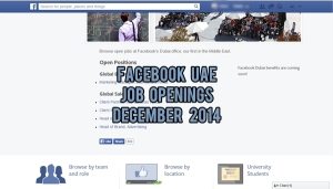 facebook uae jobs december 2014