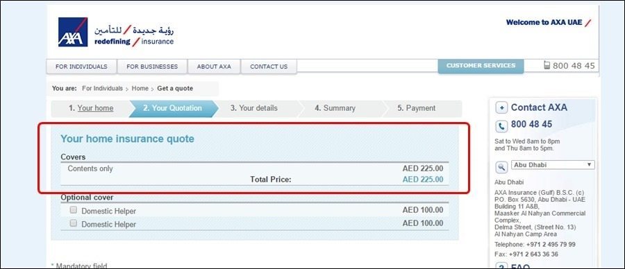 Did You Know, You can Insure Your Apartment for as low as 225 AED per