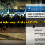 pinoys visa run advisory