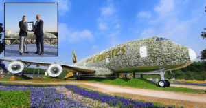 emirates-a380-plane-dubai-miracle-garden-guinness-book-world-records