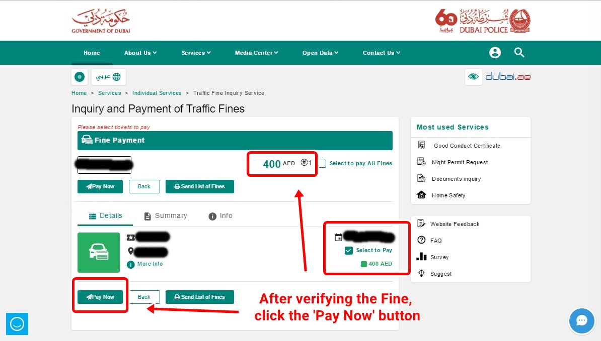How to Pay Your Dubai Police Traffic Fine Online | Dubai OFW