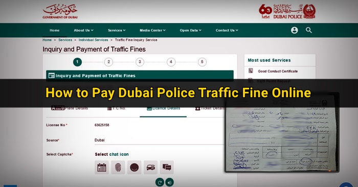 dubai police pay car fines