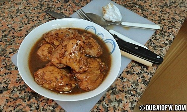 dubai chicken adobo