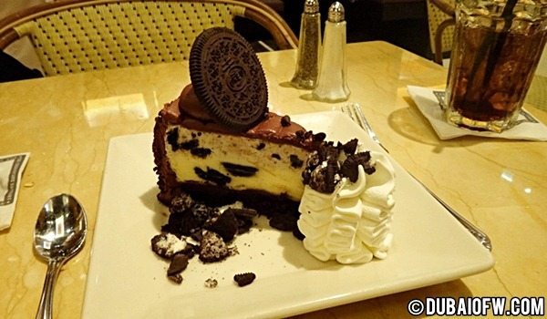 oreo cheesecake dubai mall