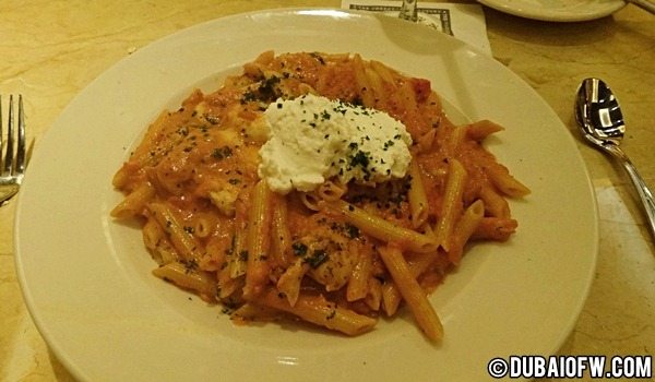 pasta at cheesecake factory