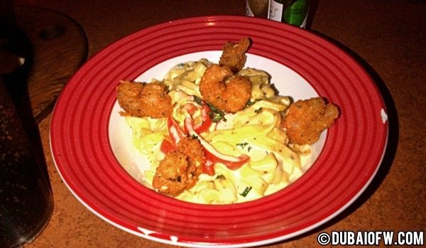 shrimp pasta TGIF