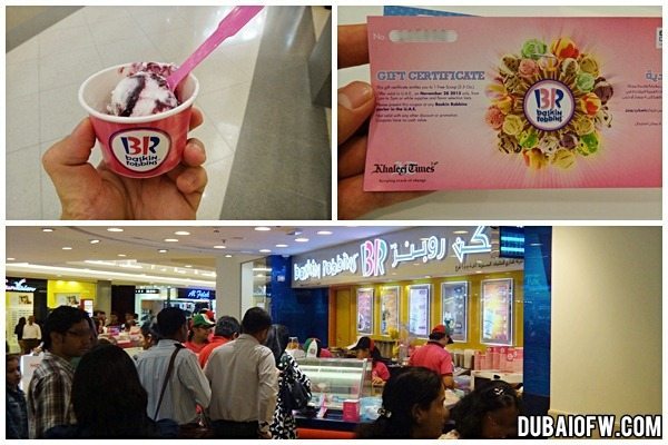 dubai baskin robbins