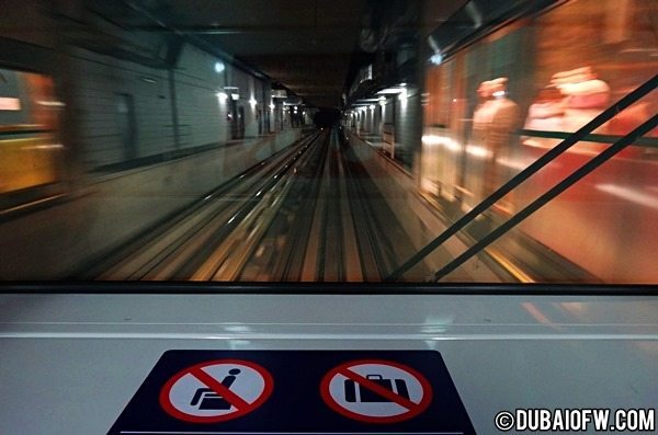 dubai metro train