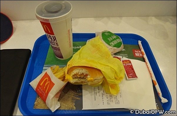 mcdonalds staff meal dubai