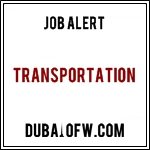 Transportation jobs in dubai