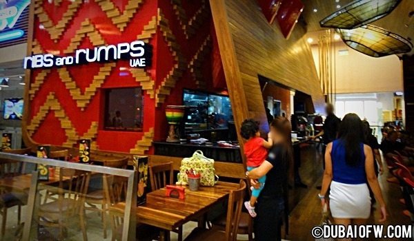 dubai mall ribs and rumps restaurant