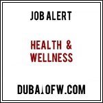 Health & Wellness jobs in dubai