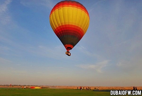 dubai ballooning adventure