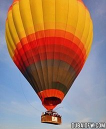 hot air ballon dubai