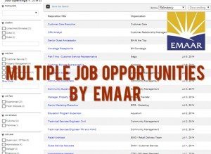 emaar job opportunities 2014