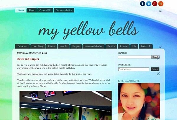 My Yellow Bells Blog