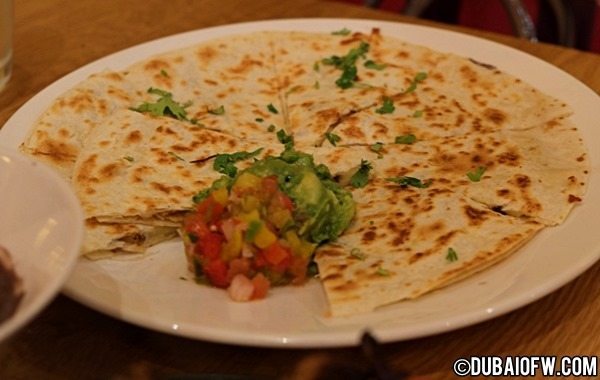 quesadilla mexican food dubai