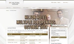 hilton hotel careers 2014