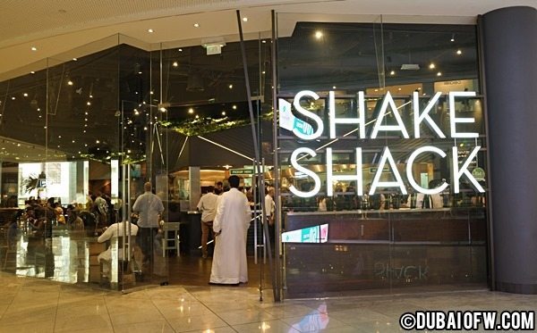 shake shack dubai mall