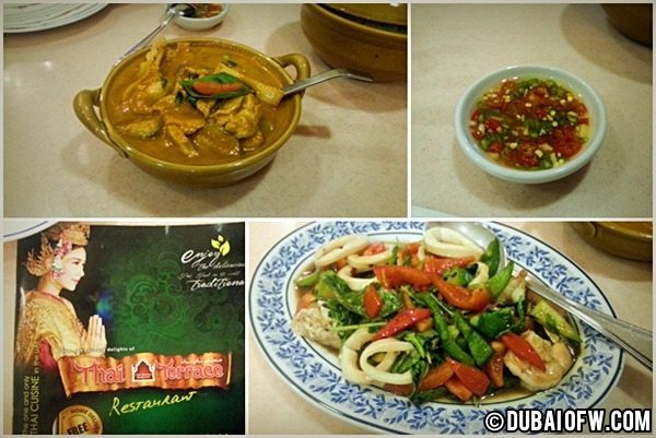 thai terrace food karama dubai