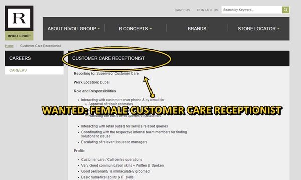 female customer service rep