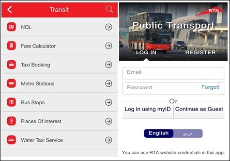 public transport app rta