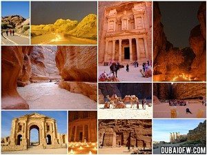 dubai to jordan flight duration