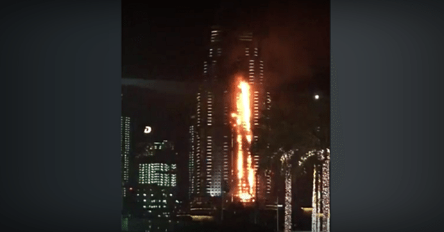 the address downtown hotel dubai fire