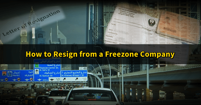 freezone company resignation