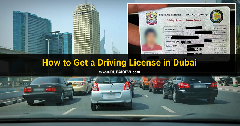 how to get a drivers license in dubai