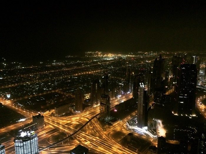 night view dubai