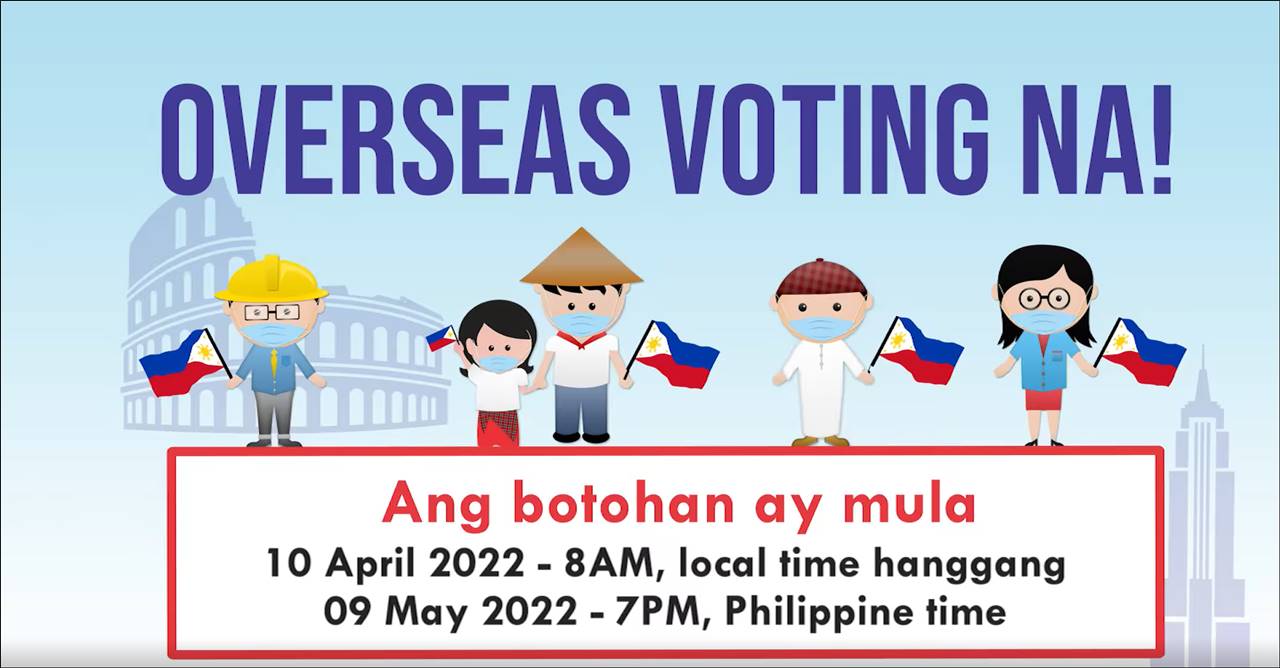 voting schedule for overseas filipino workers