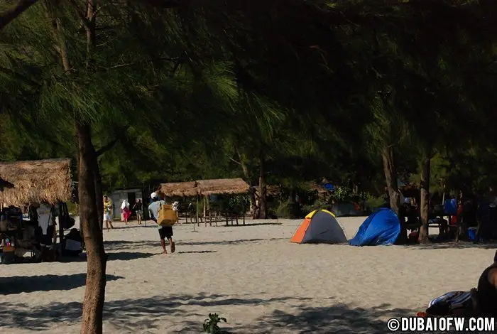 camping in anawangin Philippines