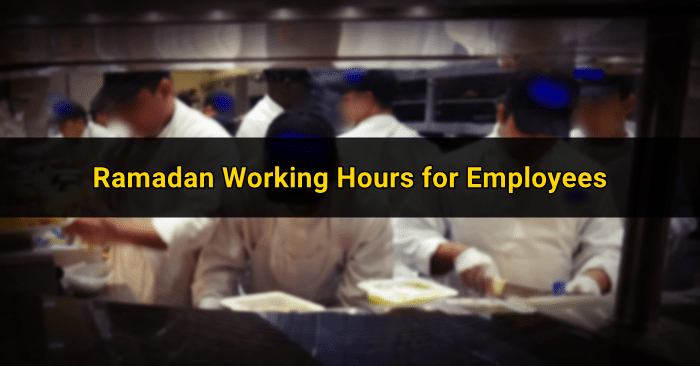 ramadan work hours employees