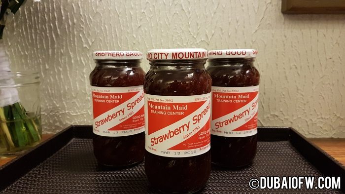 good shepherd strawberry spread