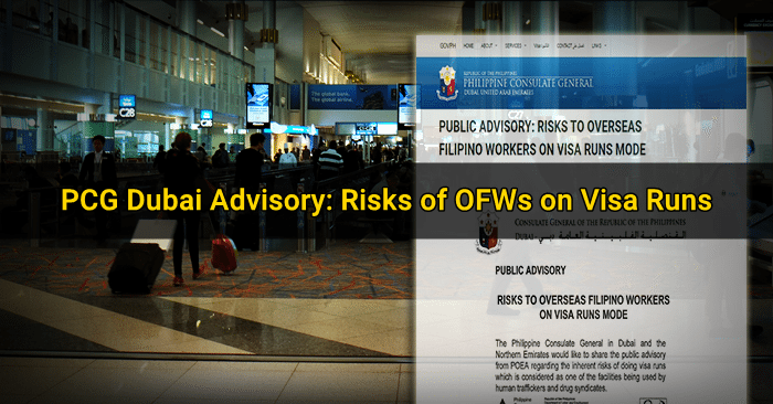 pinoys visa run advisory