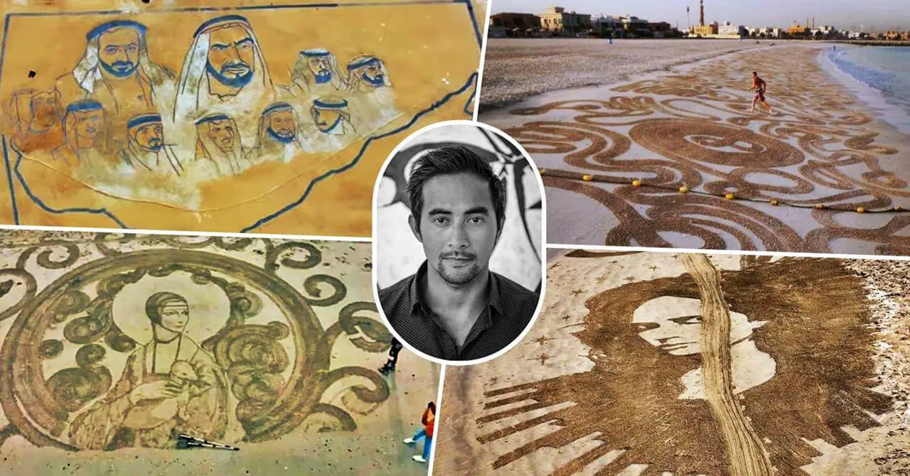 sand artist filipino in dubai makes waves nathaniel alapide