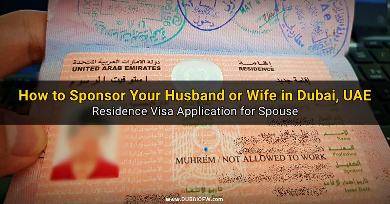 how to sponsor spouse uae