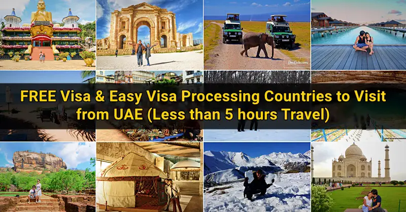 free easy visa countries from uae