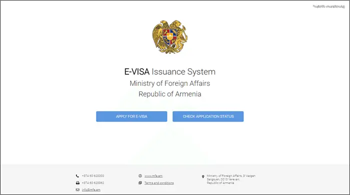 armenia-evisa-application-process