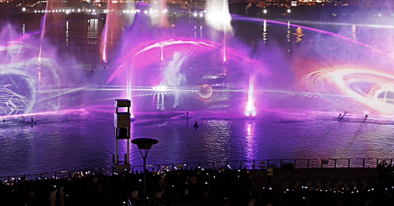 IMAGINE: Water, Fire and Light Show at Dubai Festival City Bay | Dubai OFW
