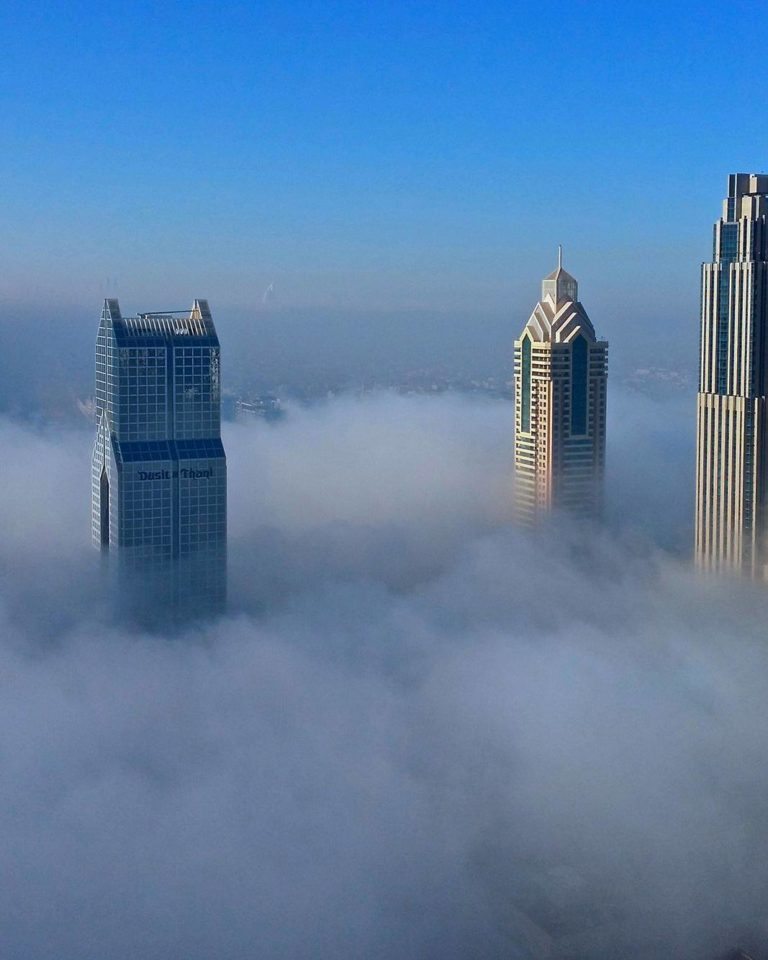 Amazing Photos of Dubai Covered in Fog Dubai OFW