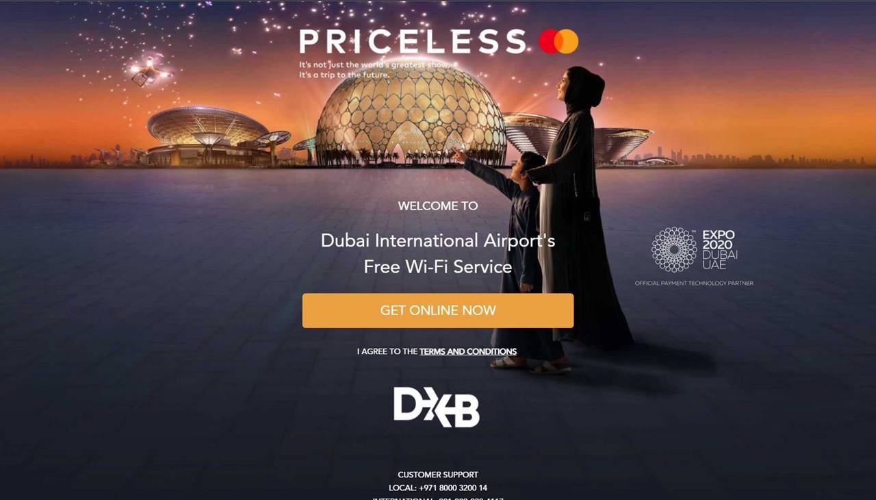 dxb free wifi portal